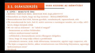 4. Ingyenes bemutató alkalom előkészítése