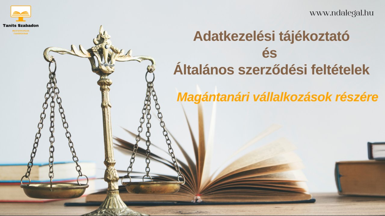 Jogi dokumentumok magántanároknak
