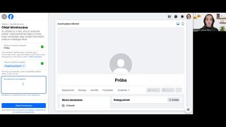 Facebook oldal létrehozása lépésről lépésre