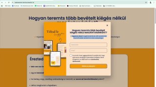 Felugró űrlap (pop up) készítése MailerLite-tal