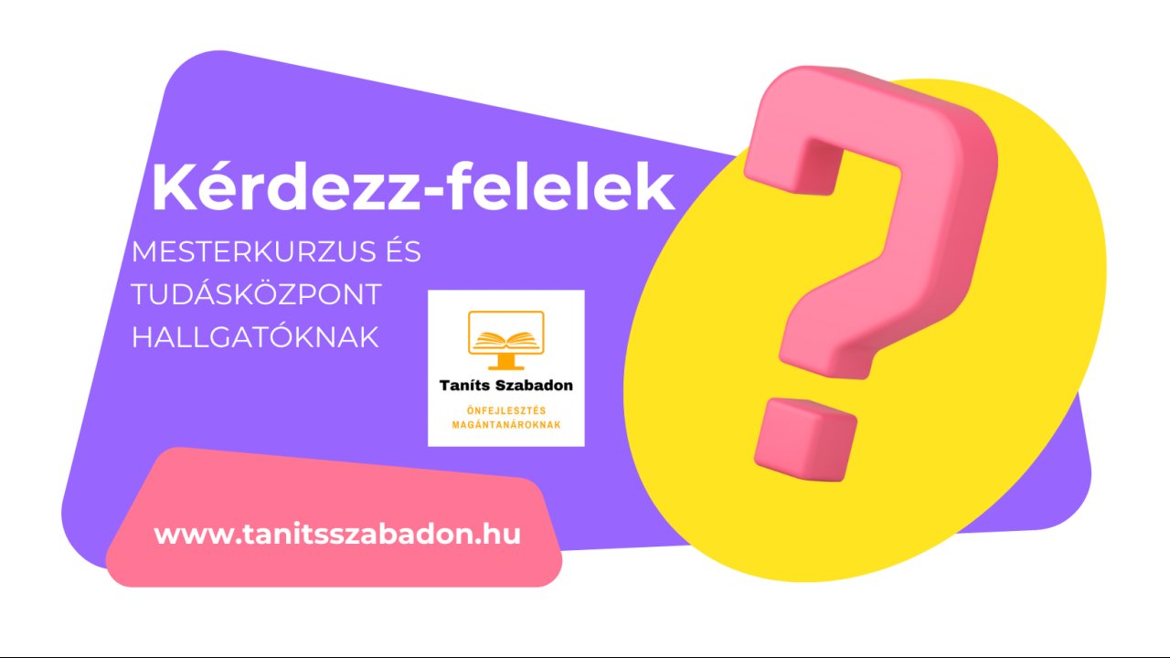 Kérdezz-felelek alkalmak felvételei