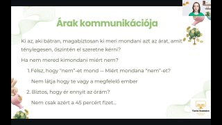 Árak kommunikációja gyomorgörcs nélkül