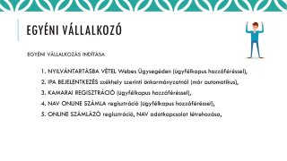 Adózási kisokos - EGYÉNI VÁLLALKOZÓ