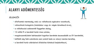 Adózási kisokos - VSZJA, GAZDASÁGI TÁRSASÁG, EGYÉB